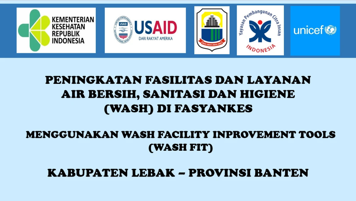 WASH FIT (Water and Sanitation for Health Facility Improvement Tool)